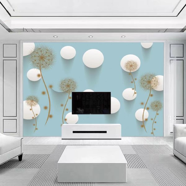 2022新款电视机背景墙壁纸客厅8d立体凹凸壁画大气时尚3d壁布墙纸