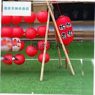 l年元旦幼儿园活动环创投壶道具纸灯笼堆堆盒O大厅走廊布置装饰品