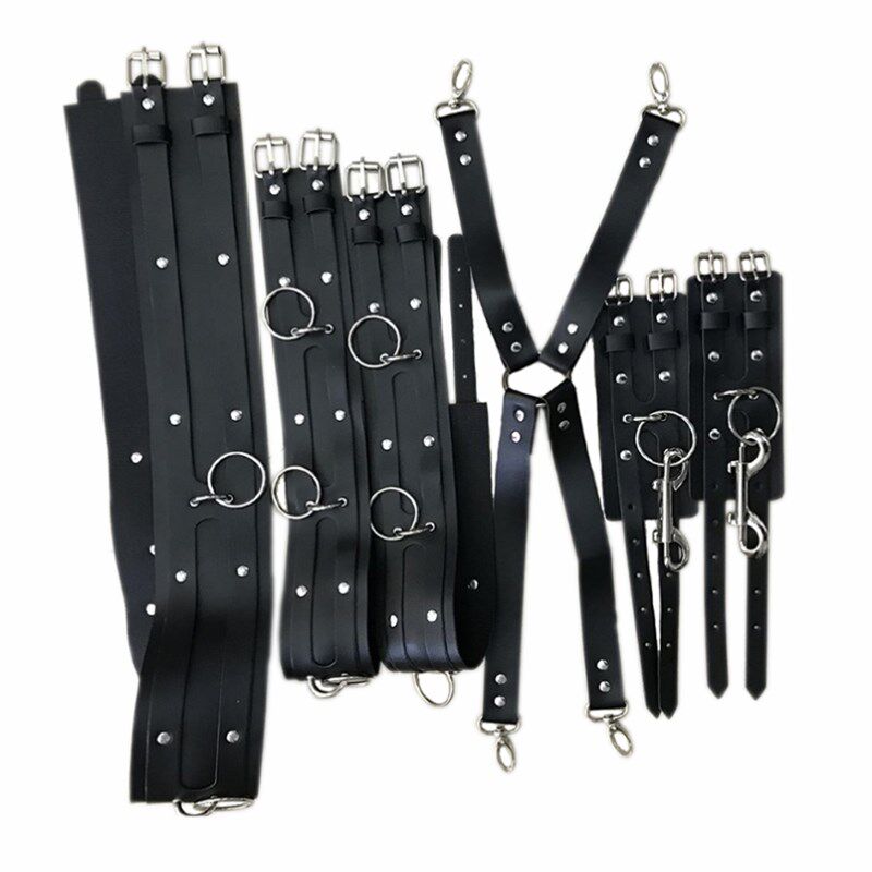 极速Sexy Women Leather Garter Belts Adjustable RWaist Harnes