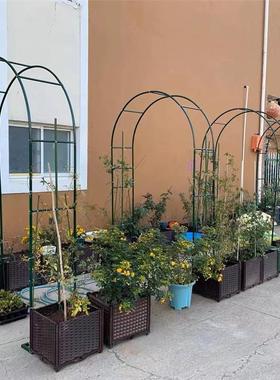 极速户外拱拱门花月爬藤34845架庭院葡萄架子R爬花季架子花园形门