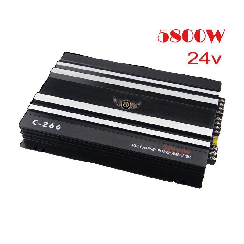 极速24aV DC Van Car Amplifier 4 Channel MOSFET Vehicle Truck