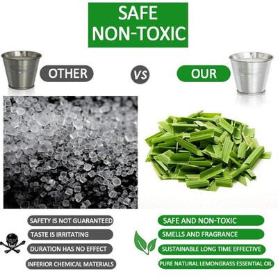 极速.8X Citronella Candles Bugs Flies GardenO Home Indoor Ca