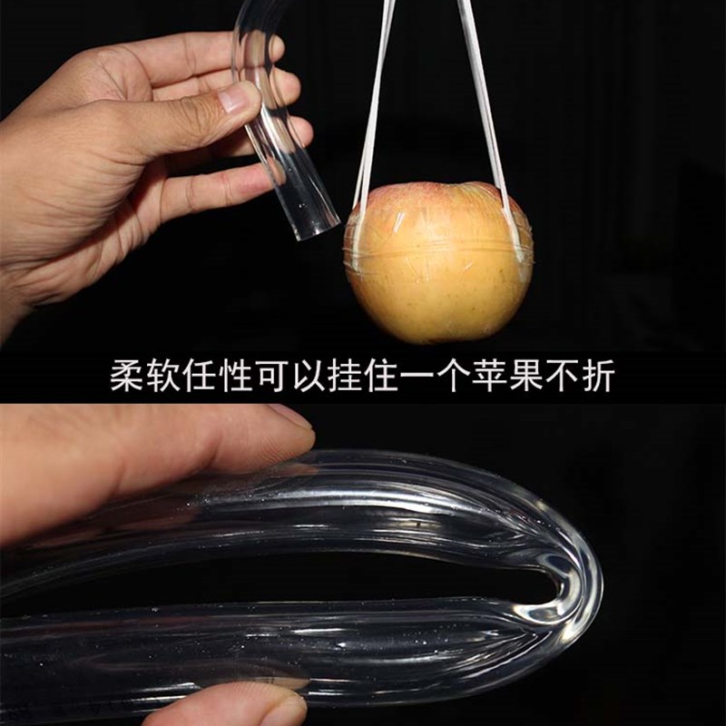 极速特厚牛筋水管软管透明PVC塑料家用防冻4M分6分1寸浇花鱼缸进