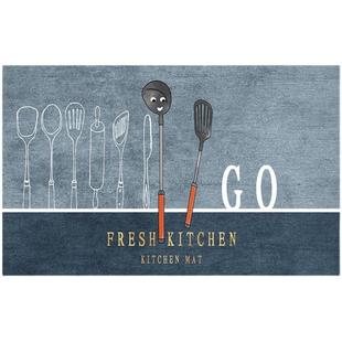 strip kCitchen floor 极速New bathroom stylelong mat Nordic