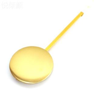 极速&铝制金色电镀钟表摆锤摆z砣钟摆DIY石英钟座钟挂钟摇摆配件