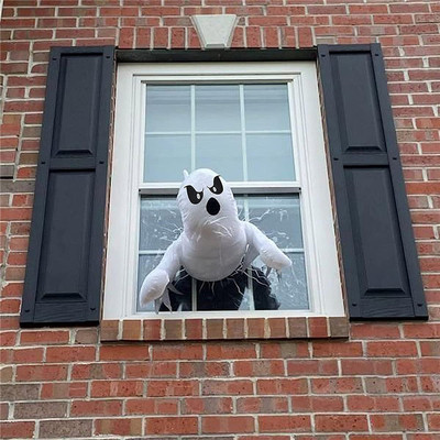 新品Halloween Bumping Window Ghost Window DecoRration Outdoo