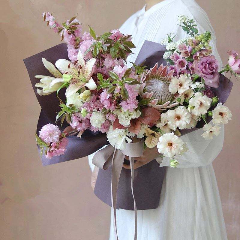 极速58cmx8yardisRoll Waterproof Flower Wrapping Paper Gift K