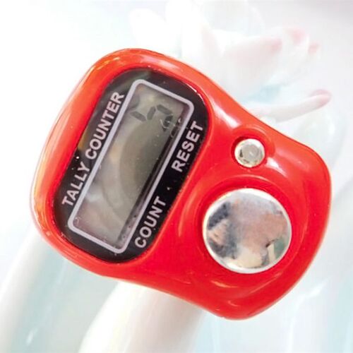 新品Electronic Digital Finger Ring Tally Counter Hand H.eld