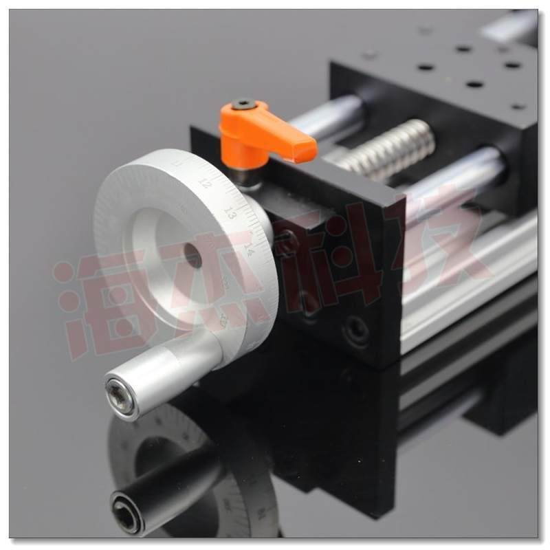 极速海杰新c品模组滑台带直线锁紧滚珠丝杠刻度导轨手轮手动滑台,农机/农具/农膜,割灌机/割草机/油锯,淘宝优惠券,粉丝福利购,淘宝优惠卷