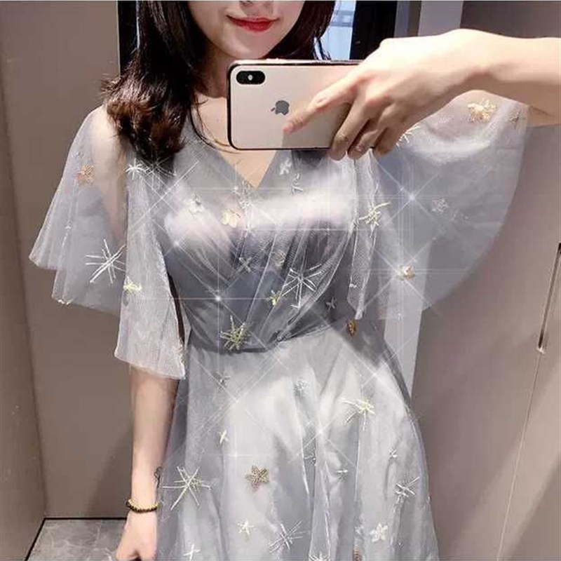 极速大码晚礼服女胖mm宴会显瘦202D5春夏200斤伴娘仙气质高端礼服