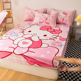 极速儿童女童女孩公主上下铺上下床子母床高低床专用T床笠床罩135