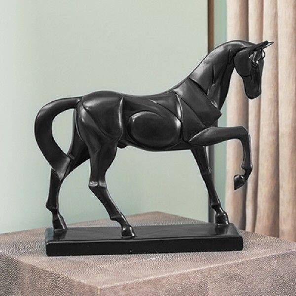 新品European Resin Horse Statue DecoratiKon Living Room Offi
