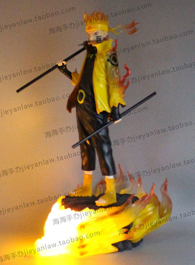 新品火影忍者CW共鸣GKt门神佐助鸣人夜凯卡卡西鼬水门斑柱间模型