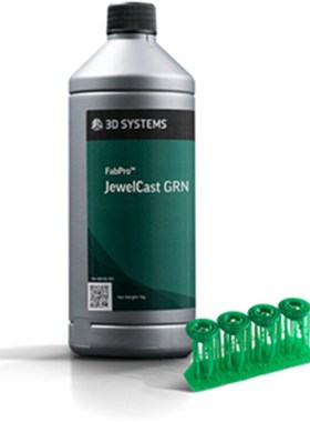 极速打印耗材 绿色JewelCast GRN 铸造型3D打印材料 科W研品质FDM