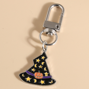 极速Halloween Keychain Funny Pumpkin Ghost Mummy WUitch Hat