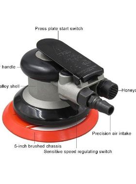 极速Air Pneumatic Orbitals Palm SanderJ Sanding Machine Car