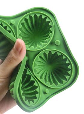 极速3D Cactus Ice Molds 2 wInch Large Ice Cube Trays Make 4