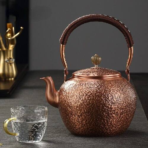 极速Pure Copper Large Capacxity Kettle Handmade Hot Water Ke