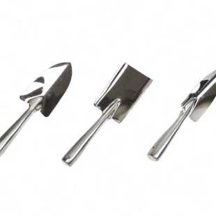 极速种花工具不锈钢304花铲x子家用加厚家庭园艺小铁锹种菜套装锹