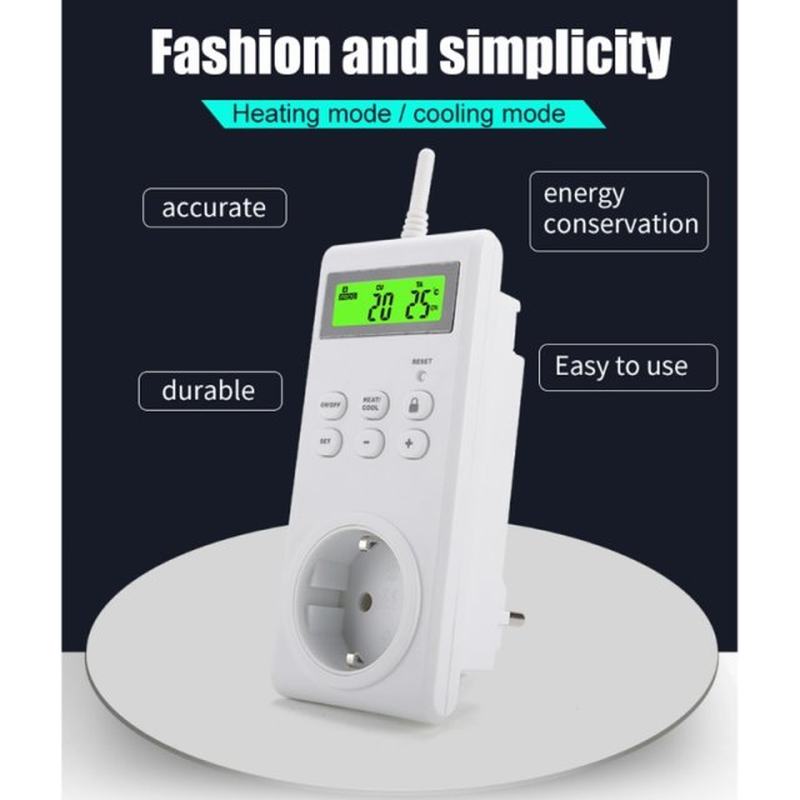 极速Programmable Plug isn Thermostat Outlet Electric Thermos
