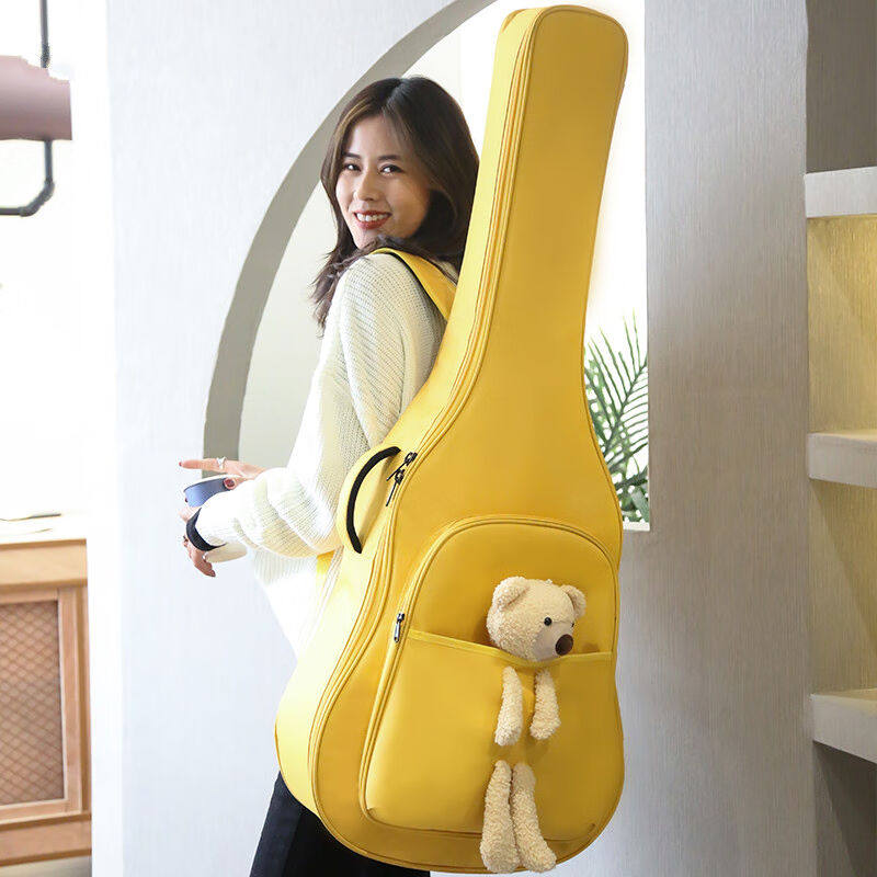 新品吉他包民谣古典吉他专用木吉他琴包女生36P儿童通用双肩41寸