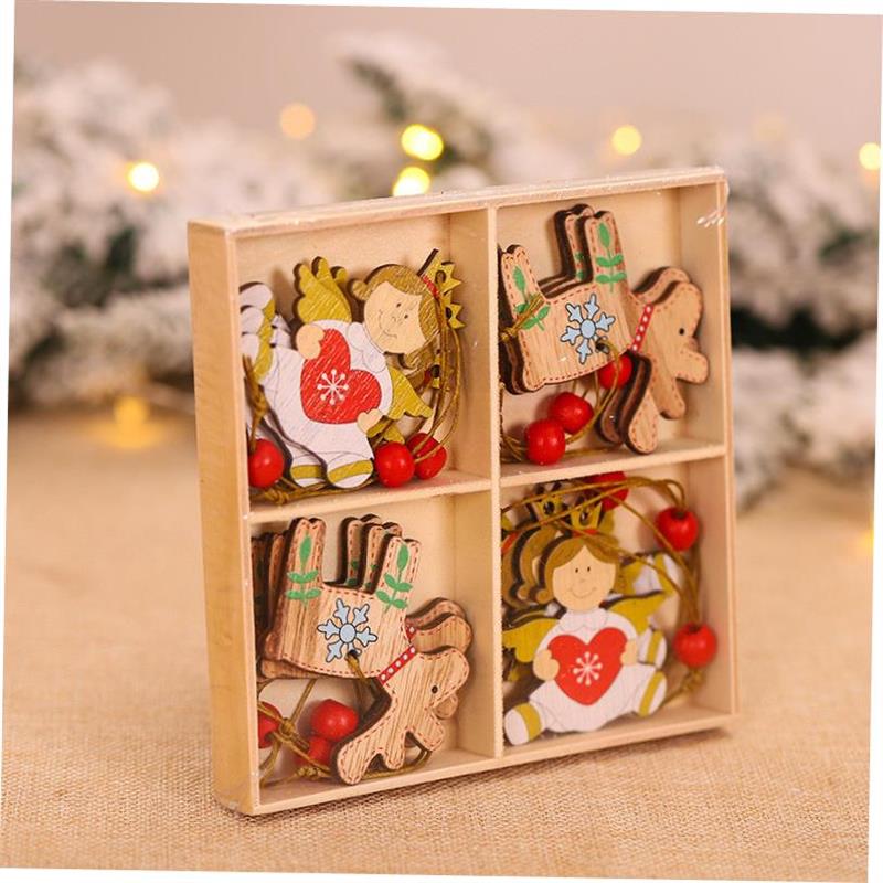 12Pcs Navidad 2023Christmas Tree Decorations New Year 2023