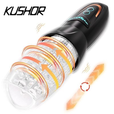 Automatic Rotation Male Masturbators Cup Blowjob Sex Machine