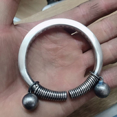 足银999手镯纯银男女复古做旧哑光方形方条手环手工定制民族风