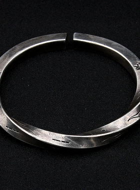 传承S999复古维京战镯情侣