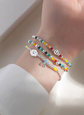 【巷南】999纯银彩虹串珠