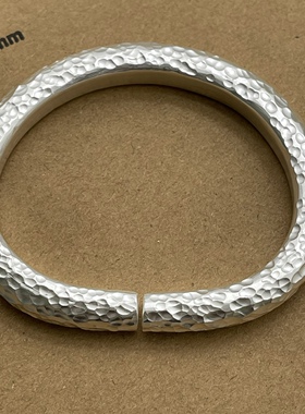 足银999纯手镯男女情侣款