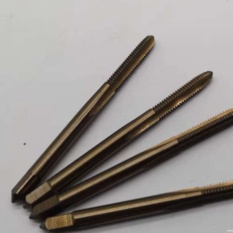 LEEF历峰高硬度含钴机用直槽丝锥含Co丝攻不锈钢攻丝钻头M3-M12