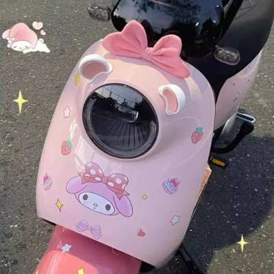 熊装饰可爱九爱玛电瓶车电动车铃雅迪装饰号耳朵台耳朵小配件小