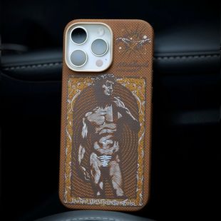 LLC适用苹果iPhone16ProMax大卫 超薄保护壳 米开朗基罗PBO纤维全包手机壳外置MagSafe磁吸新款