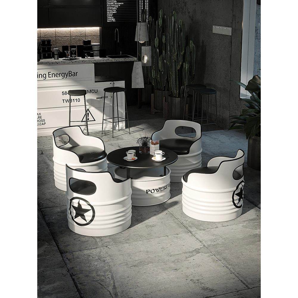 奶茶店桌椅组合咖啡厅酒吧网红商用清吧休息区家用工业风卡座沙发,商业/办公家具,沙发,淘宝优惠券,粉丝福利购,淘宝优惠卷