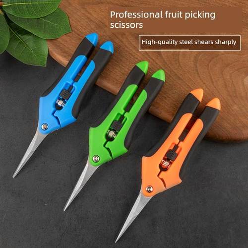 摘果剪强力修枝剪子园林稀果花艺剪葡萄水果专用剪刀蔬果采摘剪子
