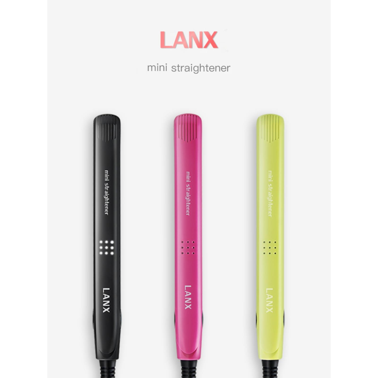 LANX直板夹女小型宿舍用学生小功率直发卷发棒两用迷你夹板男熨板
