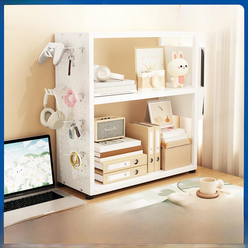 落地可移动 PS5游戏机手柄收纳架桌面打印机窄款金属桌上置物架子