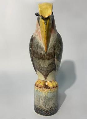 陶瓷动物摆件雕塑艺术客厅办公室家居好物入门玄关隔断柜装饰品