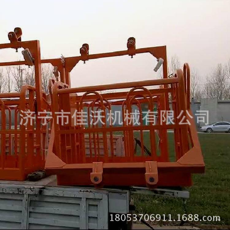 吊车吊篮 高空作业平台 吊车吊篮工程机械配件佳沃起重机1*0.8