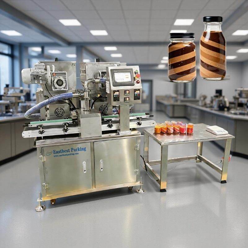 花生酱灌装机 芝麻花生酱条纹灌装机二八酱定量包装机 双色灌装机,办公设备/耗材/相关服务,包装机,淘宝优惠券,粉丝福利购,淘宝优惠卷