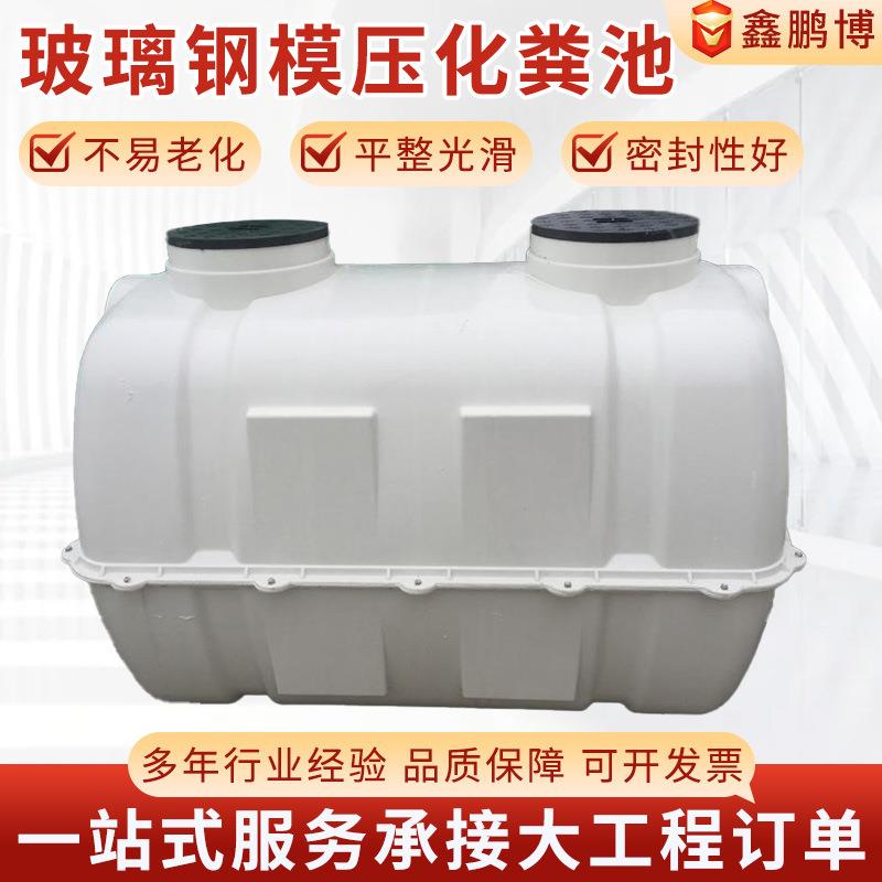 玻璃钢模压化粪池新农村污水处理三格式化粪池农村旱厕改造化粪池