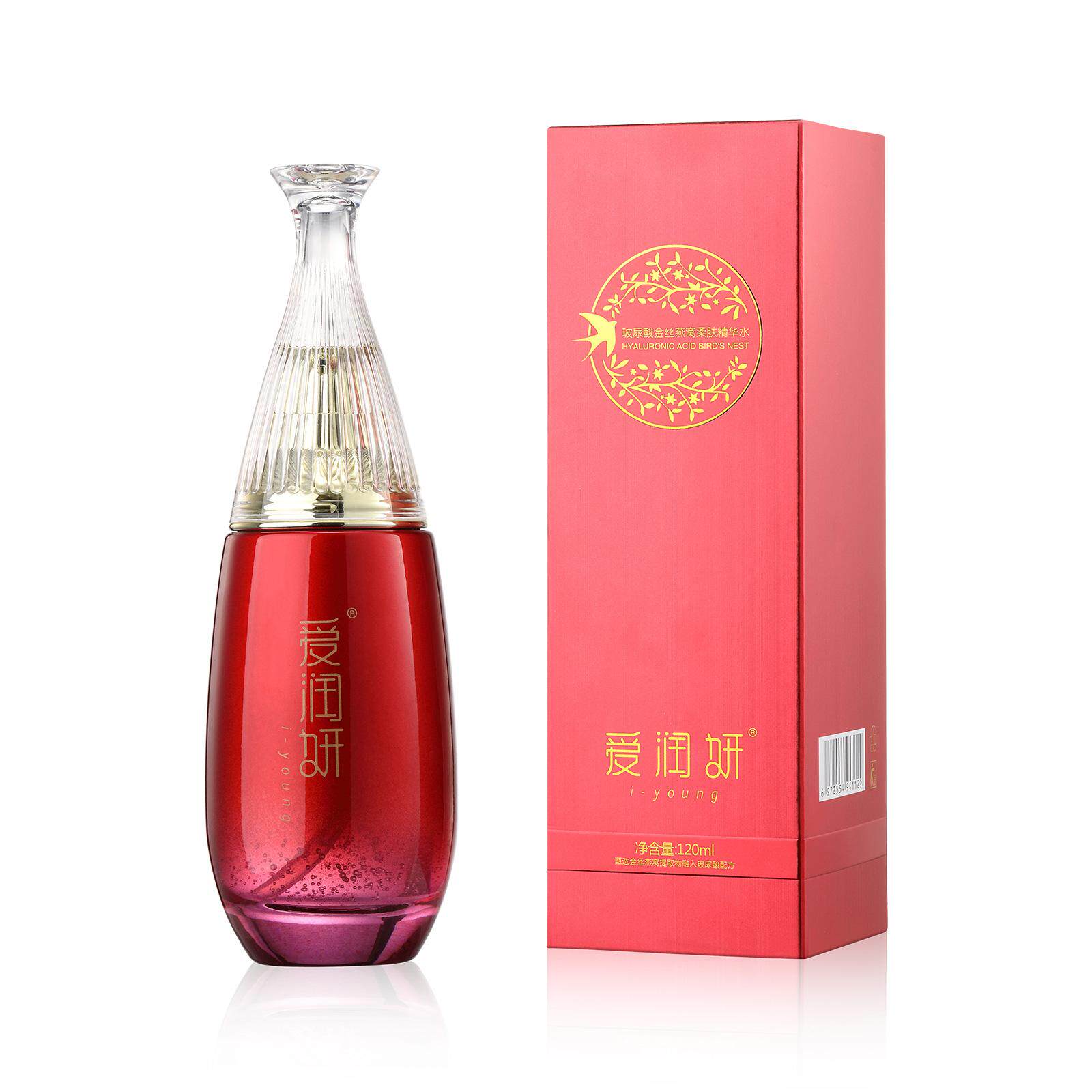 【保证正品】爱润妍玻尿酸金丝燕窝柔肤精华水补水保湿120ml