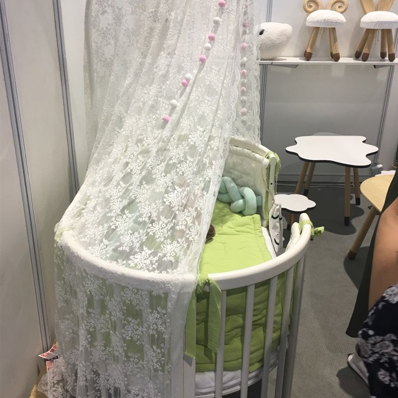 stokke同款婴儿床遮光纱防风帐遮光帘圆床通用新生儿遮光罩挡光纱