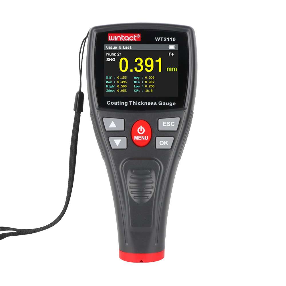 铁铝基底二合一涂层测厚仪 Coating Thickness Gauge汇天益WT2110