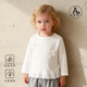 女孩花边秋装 女宝卫衣洋气儿童上衣恤服秋季 衣服 春秋款 女童打底衫