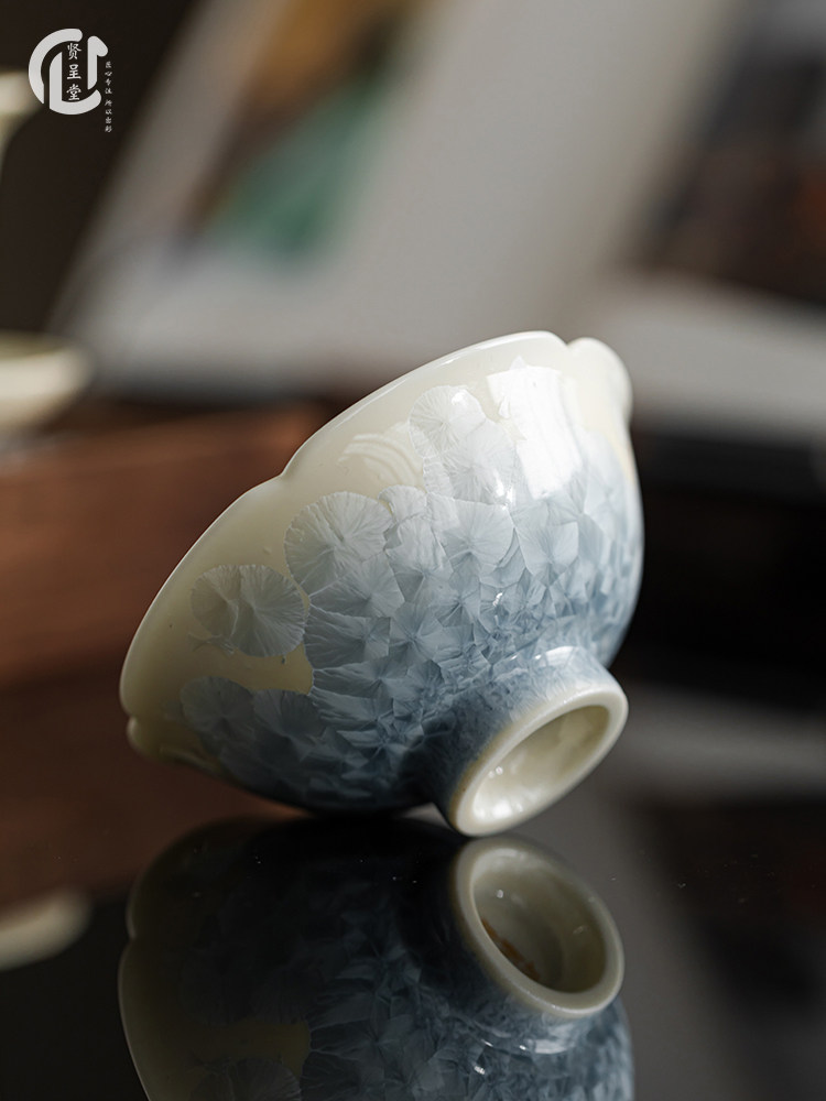 仙城堂水晶窑转大师杯单杯个人茶杯陶瓷茶杯茶杯茶杯礼盒