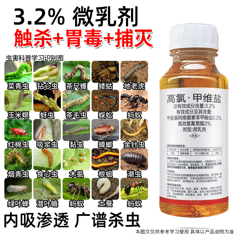 高氯甲维盐蚜虫菜青玉米螟