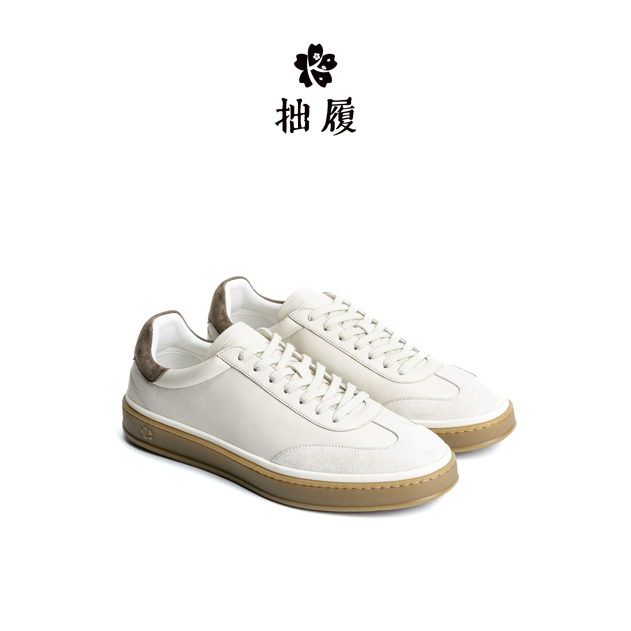 进口牛皮休闲德训鞋流行男鞋图片