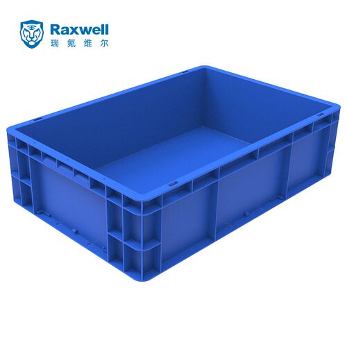 Raxwell EU系列周转箱长方形塑料物流箱收纳储物分类箱RHSS4018